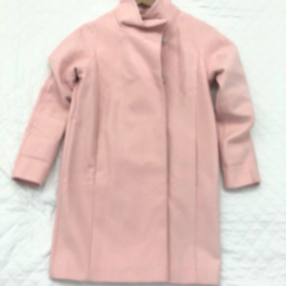 T Tahari blush pink cocoon jacket